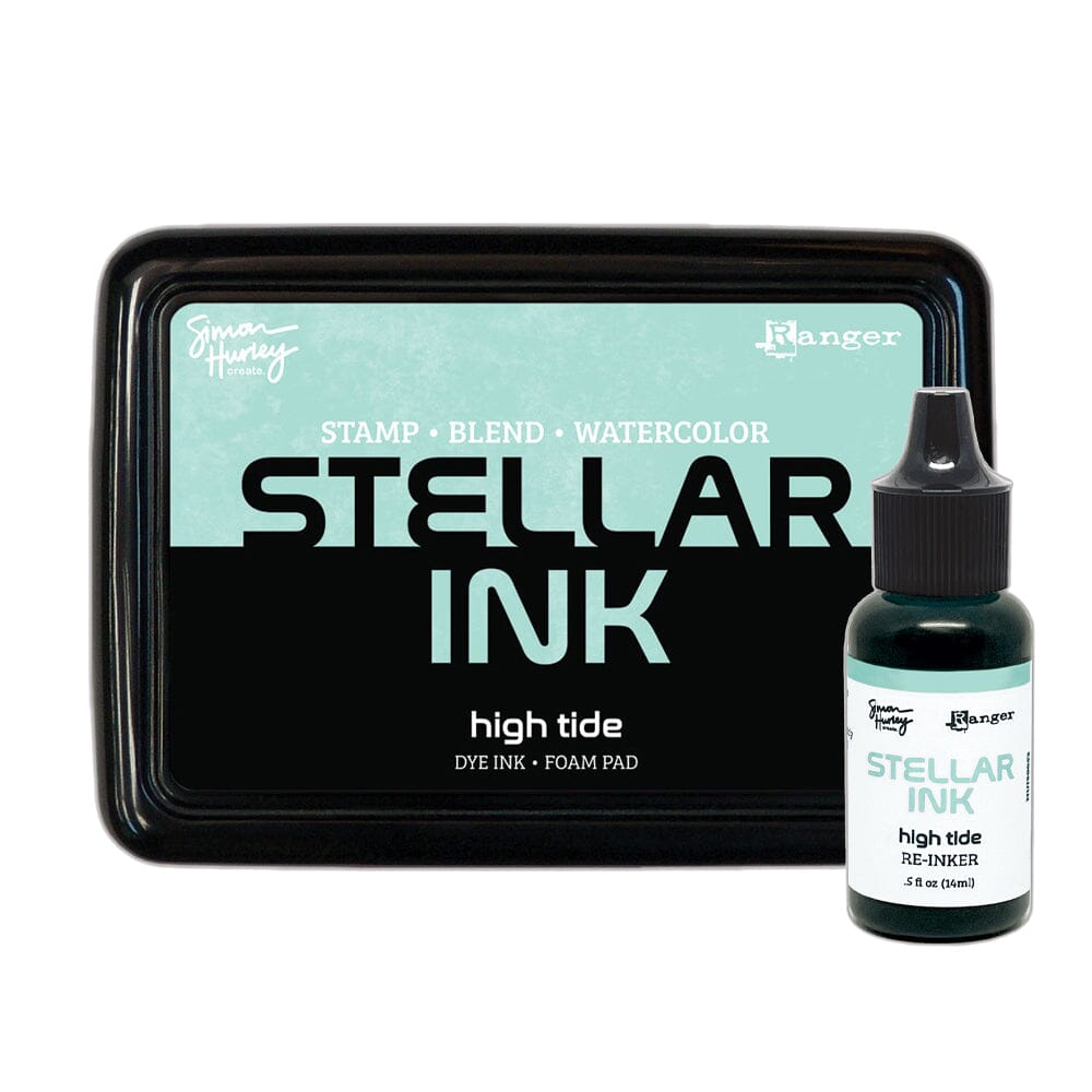 Simon Hurley create. Stellar Foam Dye Ink Pad & Reinker, High Tide Ink Pad Simon Hurley 